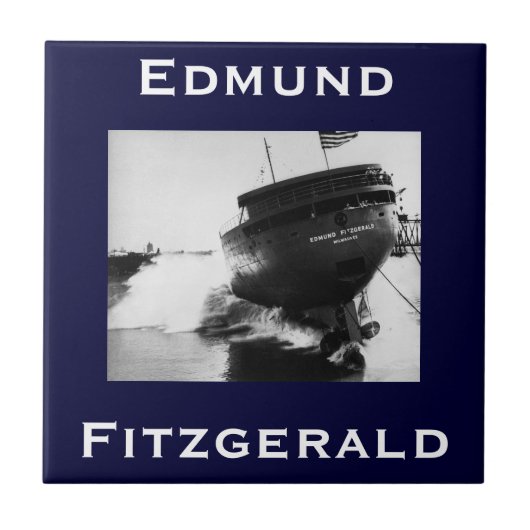 Die Edmund Fitzgerald Fliese (Vorderseite)