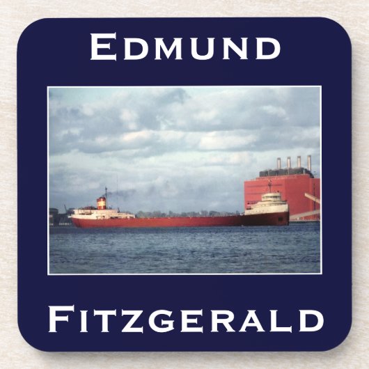 Die Edmund Fitzgerald Getränkeuntersetzer (Vorderseite)