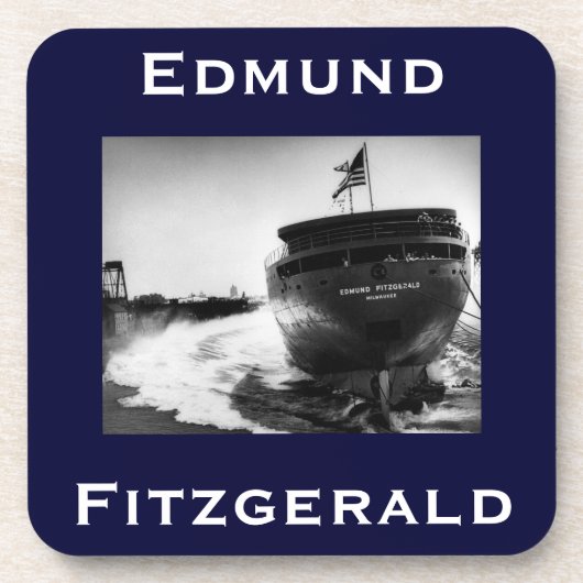 Die Edmund Fitzgerald Getränkeuntersetzer (Vorderseite)