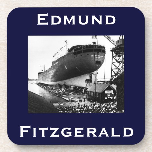 Die Edmund Fitzgerald Getränkeuntersetzer (Vorderseite)