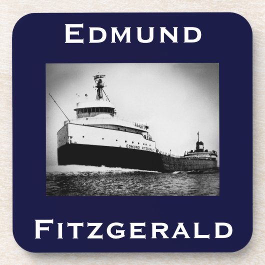 Die Edmund Fitzgerald Getränkeuntersetzer (Vorderseite)