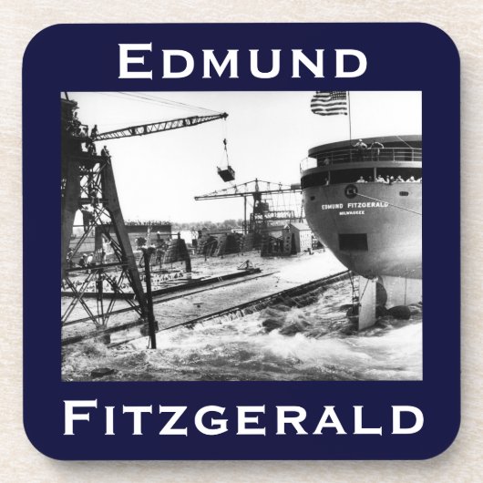 Die Edmund Fitzgerald Getränkeuntersetzer (Vorderseite)