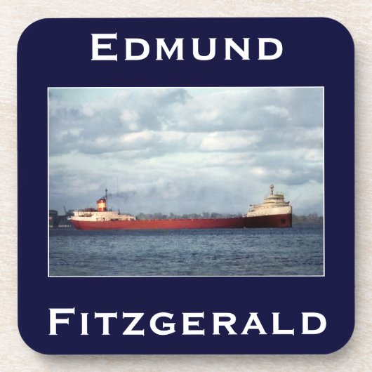 Die Edmund Fitzgerald Getränkeuntersetzer (Vorderseite)
