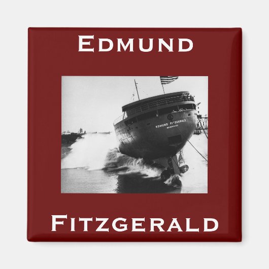 Die Edmund Fitzgerald Magnet (Vorne)