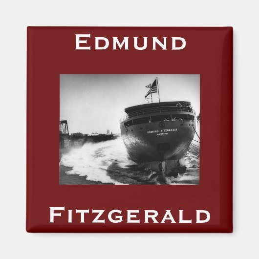 Die Edmund Fitzgerald Magnet (Vorne)