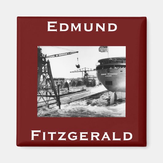Die Edmund Fitzgerald Magnet (Vorne)