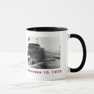 Die Edmund Fitzgerald mit Besatzungsnamen Tasse