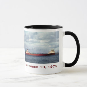 Die Edmund Fitzgerald mit Besatzungsnamen Tasse