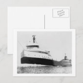 Die Edmund Fitzgerald Postkarte (Vorne/Hinten)