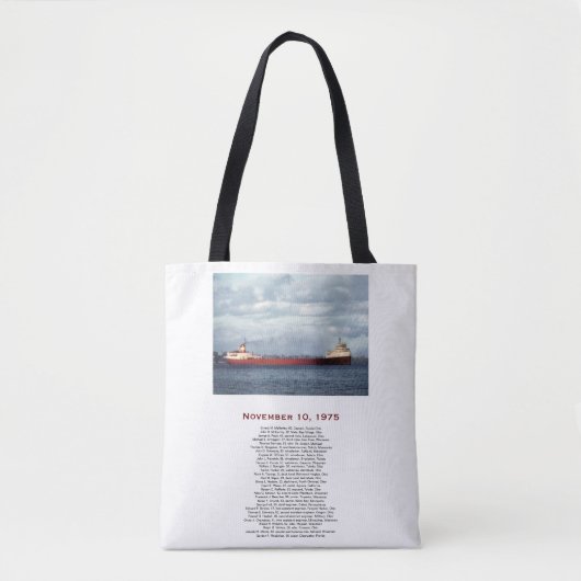 Die Edmund Fitzgerald Tasche (Vorderseite)