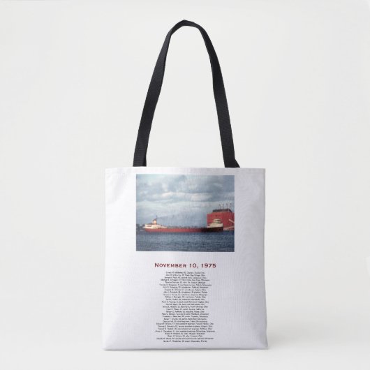 Die Edmund Fitzgerald Tasche (Vorderseite)