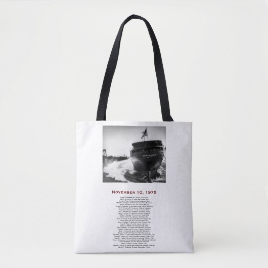 Die Edmund Fitzgerald Tasche (Vorderseite)
