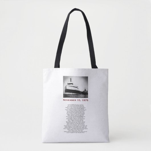 Die Edmund Fitzgerald Tasche (Vorderseite)