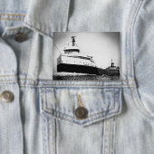 Die Edmund Fitzgerald Vintage Great Lakes Schiff Button (Insitu)