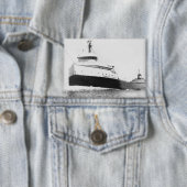 Die Edmund Fitzgerald Vintage Great Lakes Schiff Button (Insitu)
