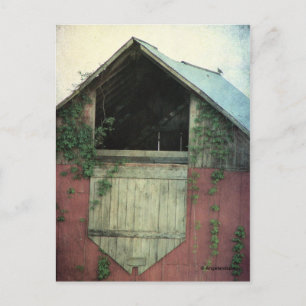 Die Efeu-Scheune Postkarte