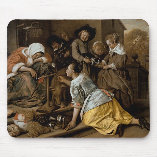 Die Effekte der Zügellosigkeit, c.1663-65 Mousepad (Vorne)