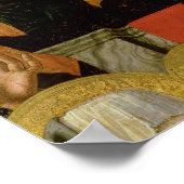 Die Ehe der Heiligen Catherine von Siena Poster (Ecke)
