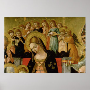 Die Ehe der Heiligen Catherine von Siena Poster