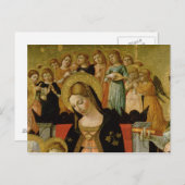 Die Ehe der Heiligen Catherine von Siena Postkarte (Vorne/Hinten)