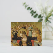 Die Ehe der Heiligen Catherine von Siena Postkarte (Stehend Vorderseite)