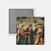 Die Ehe der Jungfrau, 1504 Magnet (Vorderseite/Rückseite)