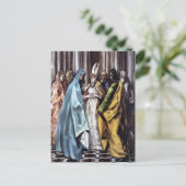 Die Ehe der Jungfrau Postkarte (Stehend Vorderseite)