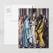 Die Ehe der Jungfrau Postkarte (Vorne/Hinten)