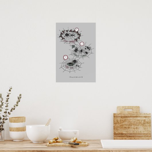 Die Ehe der Spinne und das Fly Poster Print (Küche)