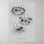 Die Ehe der Spinne und das Fly Poster Print (Vorne)