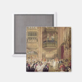 Die Ehe Edwards VII Magnet (Vorderseite/Rückseite)