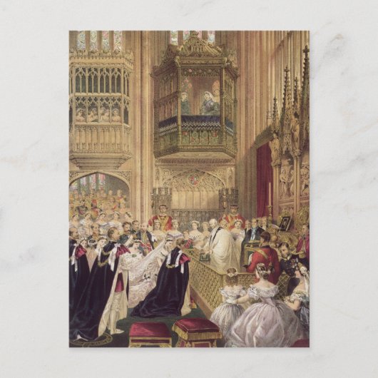 Die Ehe Edwards VII Postkarte (Vorderseite)