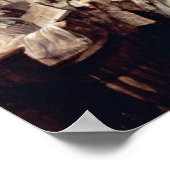 Die Ehe einer Witwe " von Hogarth William Poster (Ecke)