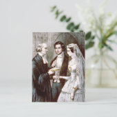 Die Ehe - Gelübde Postkarte (Stehend Vorderseite)