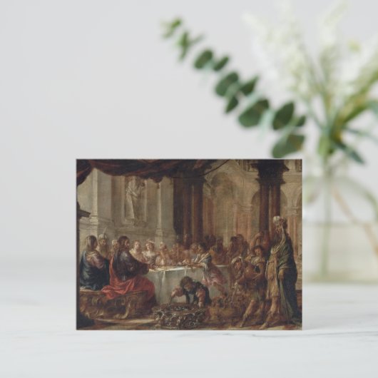 Die Ehe in Cana, 1660 Postkarte (Stehend Vorderseite)