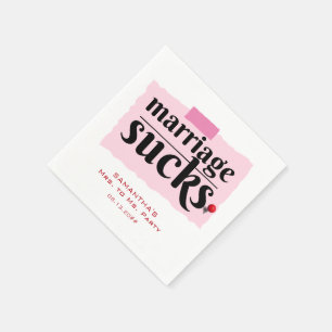 Die Ehe Sind zum Kotzen! Funny Scheidung Announcem Serviette