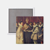 Die Ehe von Catherine de Medici Magnet (Vorderseite/Rückseite)