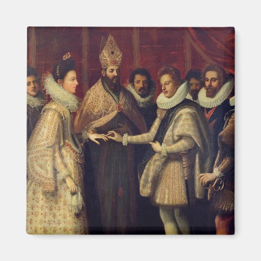 Die Ehe von Catherine de Medici Magnet (Vorne)