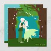 Die Ehe von Elfen, Waldherz Einladung (Vorne/Hinten)