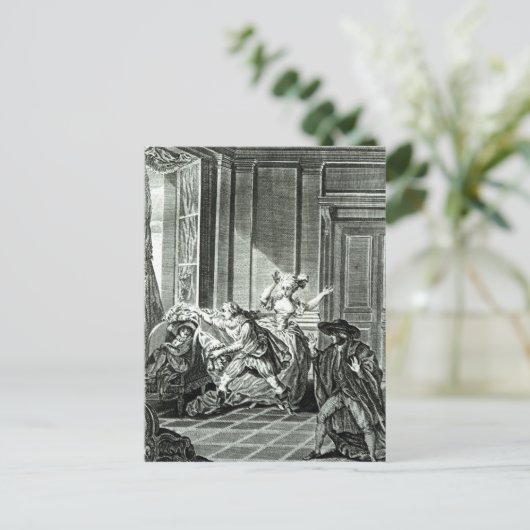 Die Ehe von Figaro Postkarte (Stehend Vorderseite)