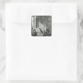Die Ehe von Figaro Quadratischer Aufkleber (Tasche)