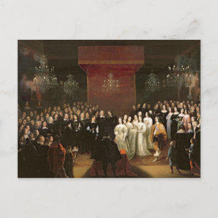 Die Ehe von Frederick William Postkarte