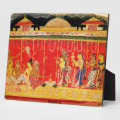 Die Ehe von Krishnas Eltern aus einer Zerstreuung Fotoplatte (Seite)