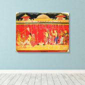 Die Ehe von Krishnas Eltern aus einer Zerstreuung Leinwanddruck (Insitu (Holzboden))