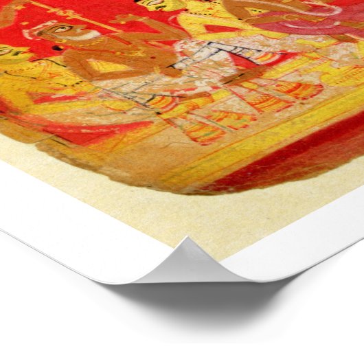 Die Ehe von Krishnas Eltern aus einer Zerstreuung Poster (Ecke)