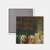 Die Ehe von Napoleon I. und Marie Magnet (Vorderseite/Rückseite)