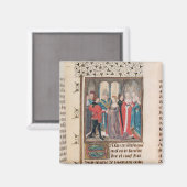 Die Ehe von Philippe Auguste König von Frankreich Magnet (Vorderseite/Rückseite)