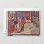 Die Ehe von Renaud de Montauban und Postkarte (Vorne/Hinten)