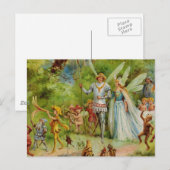 Die Ehe von Thumbelina Postkarte (Vorne/Hinten)