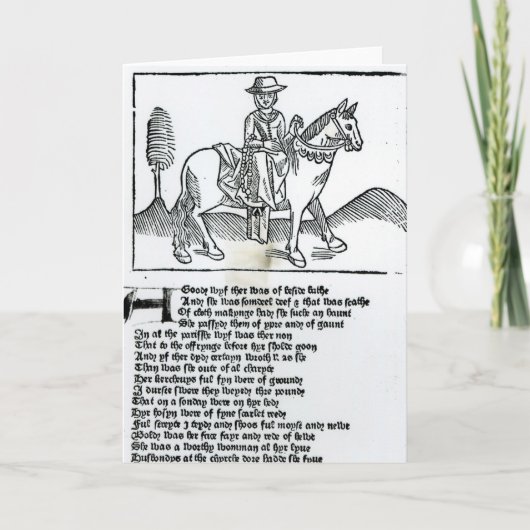 Die Ehefrau des Bades Karte (Vorderseite)